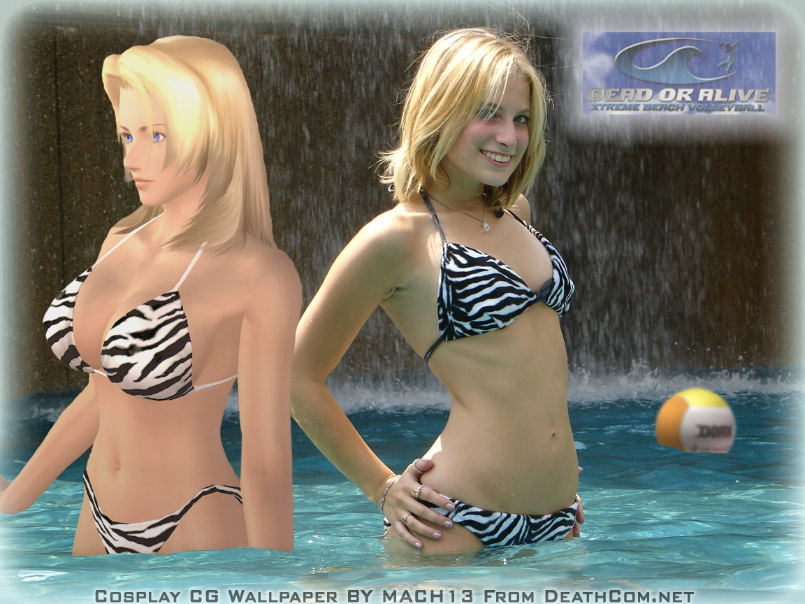 fishnet nude stocking tina armstrong bikini